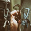MecArmy Titanium/Copper EH3 Multifunctional Carabiner, Keychain, Pry Bar, Wrench, Bottle