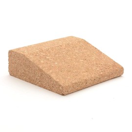 Cork Pocket Wedge Compact Size – By ZenYogaWedge - Premium 100% Natural Single Block Brick For Beginners and Professionals Lyengar Yoga Classes Home Exercise Fitness Non-Slip Grip - Eco-Friendly