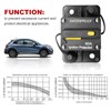 laffoonparts 60 Amp Circuit Breaker Waterproof Protection Fit for Car