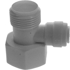 Plumber's Choice 94879 QuickConnect Insert Fitting, Faucet Shank Adapter, 3/8-Inch Outside Diameter x 1/2-14 (5-Pack)