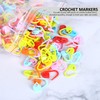 KRYMSON Pack of 200 Colourful Knitting Markers, Crochet Markers, Plastic