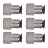 Female Straight Pneumatic Connecter Straight Pneumatic Quick Fitting Air Line