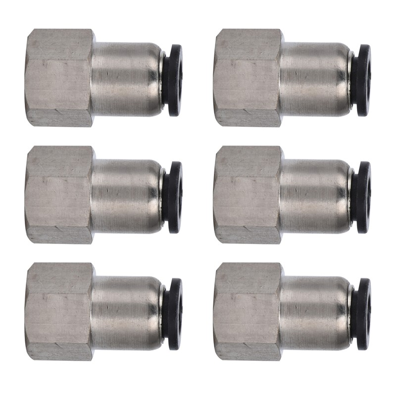 Female Straight Pneumatic Connecter Straight Pneumatic Quick Fitting Air Line