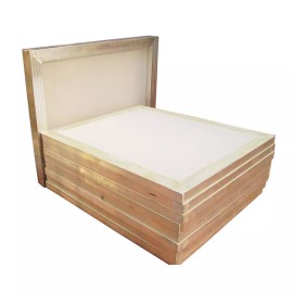 QOMOLANGMA USA 6pcs 23" x 31" Aluminum Frame Silk Screen Printing Screens, 110 White Mesh