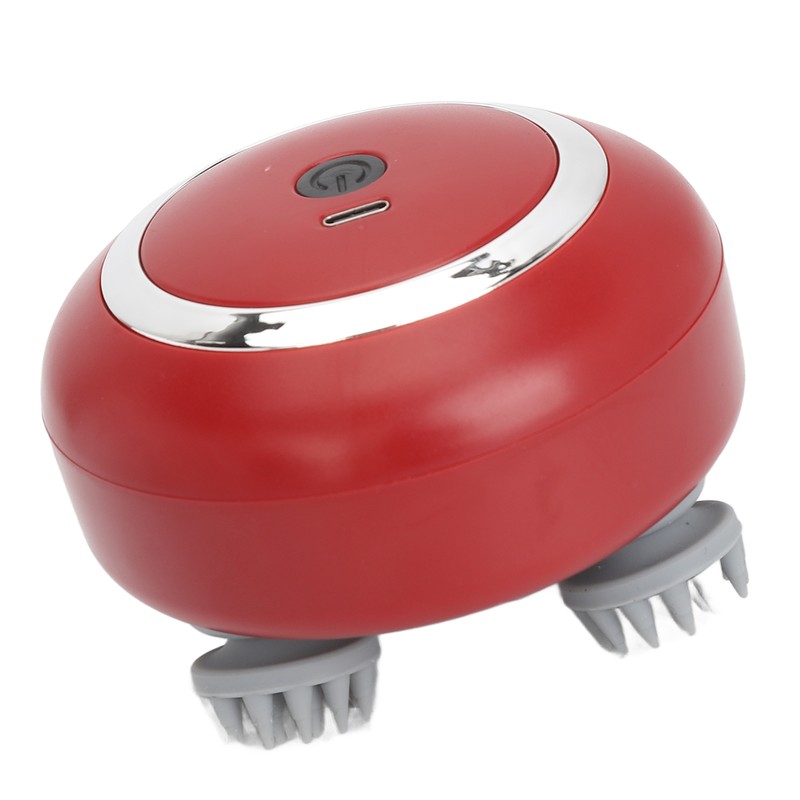 Electronic Head Scalp Massager Kneading Vibration Multi Functional Handheld Hair