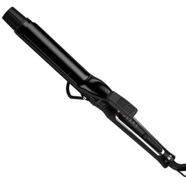 1 1/4 Inch Curling Iron with clamp Hair Curler Ceramic Coating 7INCH Long Barrel Adjustable Temp LED Display for Long Hair MCH Instant Heat up to 450°F Professional Curling Wand Dual Voltage