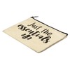 Cute Canvas Makeup Bag Just The Essentials Makeup Oils Canvas
