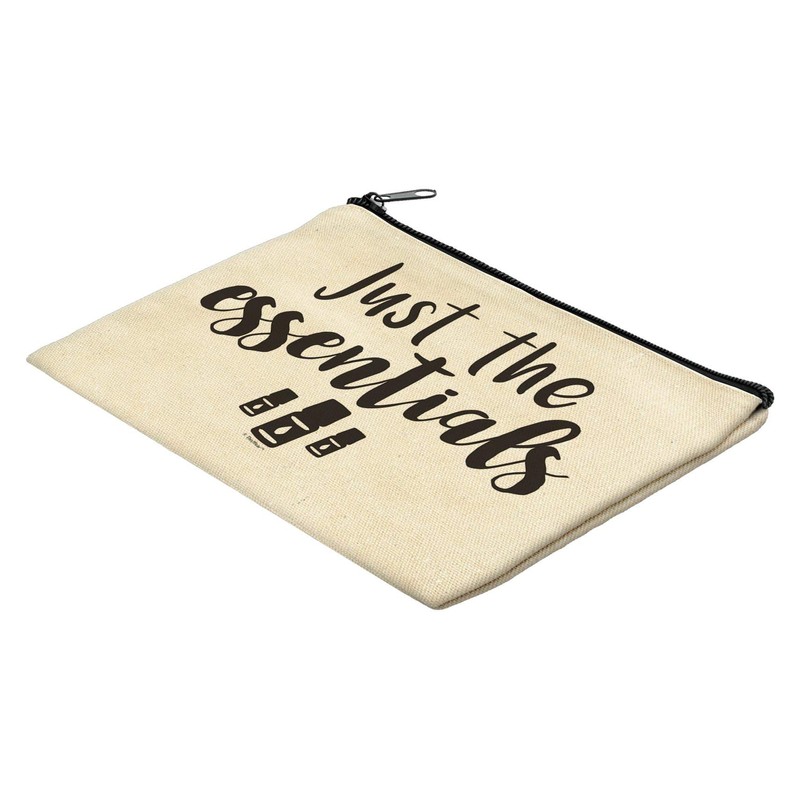 Cute Canvas Makeup Bag Just The Essentials Makeup Oils Canvas