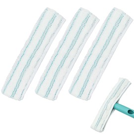 Lunaanda Pack of 3 Window Wiper Replacement Cover Compatible, Microfibre Replacement Cover Streak-Free Window Cleaning, Washer Window Washer, for Ceramic Plates, Mirrors and Windows