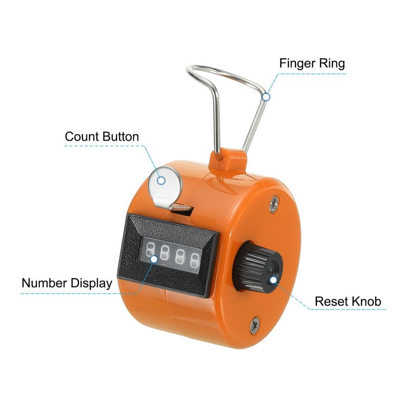 PATIKIL Clicker Counter, 3 Pack Handheld Tally Counter Mechanical 4-Digit