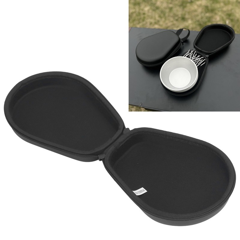 Camping Bowls Storage Bag Versatile Portable Space Saving Cutlery Tableware