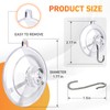 KORCCI Suction Cup Hooks 12Pack - Max Load 10LB, 1.77Inch