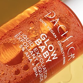 Pacifica Beauty | Glow Baby Liquid Exfoliant 5% AHA + BHA | Glycolic, Lactic & Salicylic Acid | Toner | Glowing Skin Finish | Clear Pores | Smooths, B