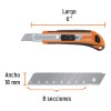 Truper Cutter 6 Pulgadas Con Grip Navaja De Acero Truper