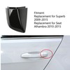 Locking Cylinder Cap, 1K8837879, Long Use, Easy Installation, Scratch-Resistant, Dustproof,