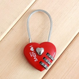 Wire Heart Lock Locker Lock 29ea