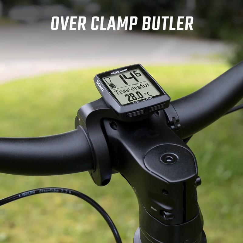 SIGMA EOX View 700 E-Bike Bicycle Computer with Over CLAMP
