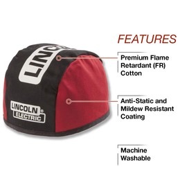 Lincoln Electric Welding Beanie | Flame Resistant (FR) | Black & Red | XL |K2994-XL