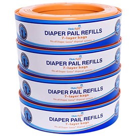 Compatible con cubos Diaper Genie, paquete de 4, 1080 unidades