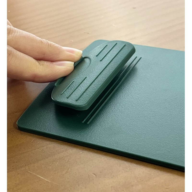 Plastic Clipboard, for Memo, Menu, Credit Card Receipt, Green, 6-Pack