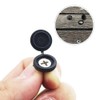 DCQQ 200 Pieces Plastic Fold Screw Snap Covers,Hinged Screw Cover