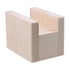 4PCS Bed Furniture Risers Heavy Duty Wood Risers for Sofa