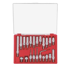 HDLNKAK Dial Indicator Extension Set - Imperial Dial Indicators Tips 22 Pieces, for Precision Measurement -Dial Gauge Indicator with Extension, Tips, and Tools, Essential Tools for Dial Indicators