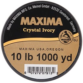 Maxima Fishing Line Guide Spools, Crystal Ivory, 10-Pound/1000-Yard