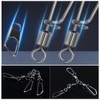Granmagazz 10 Pcs Double Screw Sarkan Swivels Fishing Tackle Octopus
