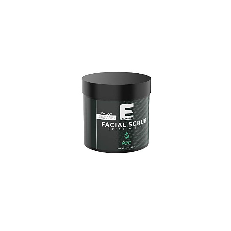 ELEGANCE GEL Facial Scrub, Mint Fresh, 16.9 Fl Oz