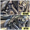 Mid Frame Air Deflector Heat Shields for Harley Touring Road