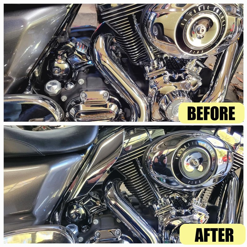 Mid Frame Air Deflector Heat Shields for Harley Touring Road