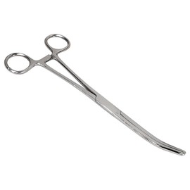 HTS 161C8 8" Curved Stainless Steel Locking Hemostat