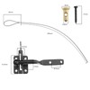 OTOTEC 1 Set Self-Closing Gate Gravity Latch Gravity Self-Locking Locking