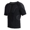 STONEKISS Men’s Chest Protective Shirts, Rib Protector Shirt with Zipper