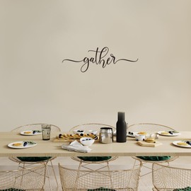 Gather Vinyl Wall Decal Kitchen Dining Room Decals Home Decor