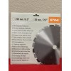 Stihl Circular Saw Blade Chisel Tooth 225mm 4110 713 4204