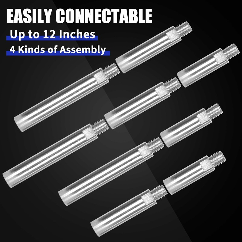 12PCS Angle Grinder Attachments Kit with Flange Nuts, Angle Grinder