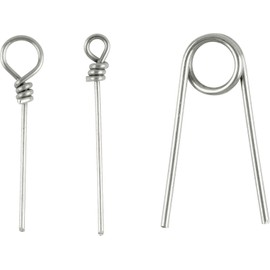 Spro Softbait Pin Assorti - 9 Stinger Pins for Additional Hook Fixation, Stinger Hook Spike for Rubber Fish Mounting