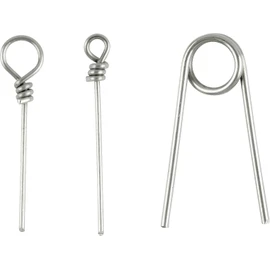 Spro Softbait Pin Assorti - 9 Stinger Pins for Additional Hook Fixation, Stinger Hook Spike for Rubber Fish Mounting