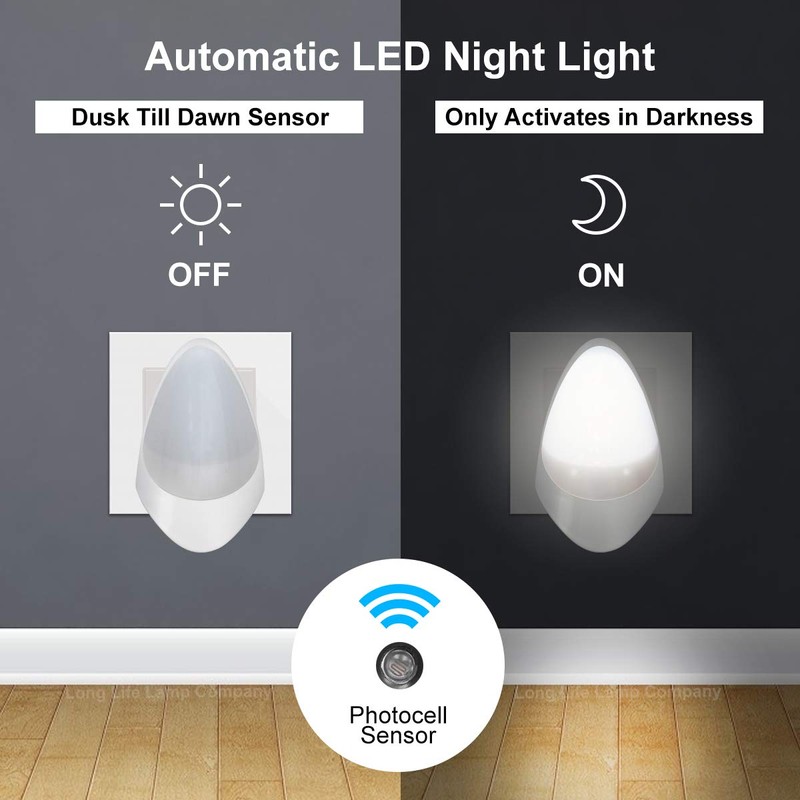 Automatic LED Night Light - Plug in & Energy Saving
