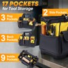 TICONN Heavy Duty Tool Bag with Multi-Pockets, Portable Tool Box