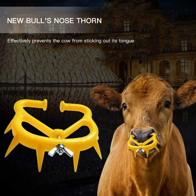 Plastic Calf Cow Cattle Nose Ring Weaning Weaner Anti Sucking