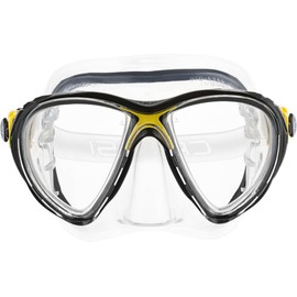 Cressi Big Eyes Evolution Scuba Diving and Snorkeling Mask - Yellow