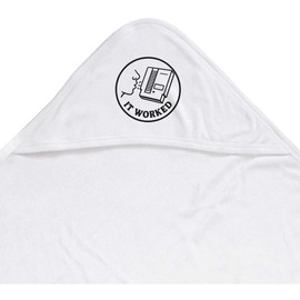 Azeeda 'Blew Into Cartridge and It Worked' Baby Hooded Towel (HT00035126)