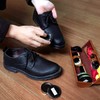 Shoe Shine Kit with PU Leather Sleek Elegant Case, 12-Piece
