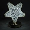 Star Bedside Table Lamp Cordless Rechargeable 3 Color Stepless Dimmable