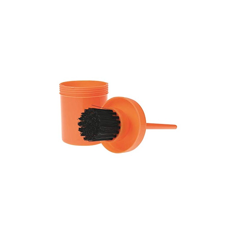 Roma Brights Hoof Oil Brush and Bucket: Lime Green