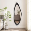 AAZZKANG Irregular Wall Mirror Full Length Large with Wood Framed