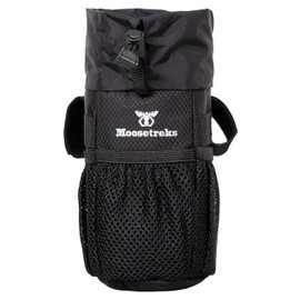 Moosetreks Bike Stem Bag | Bikepacking Food Snack Water Bottle Storage | Bicycle Touring Commuting Insulated Pouch
